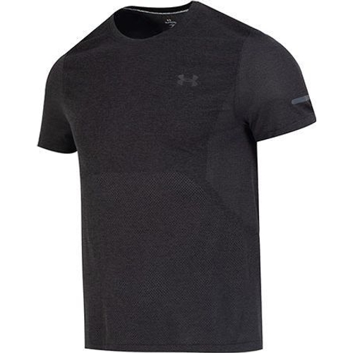 Under Armour Solid Color Crew Neck T-Shirt - Black - XXXL