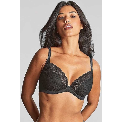 Panache Envy Plunge Bra - Black Floral