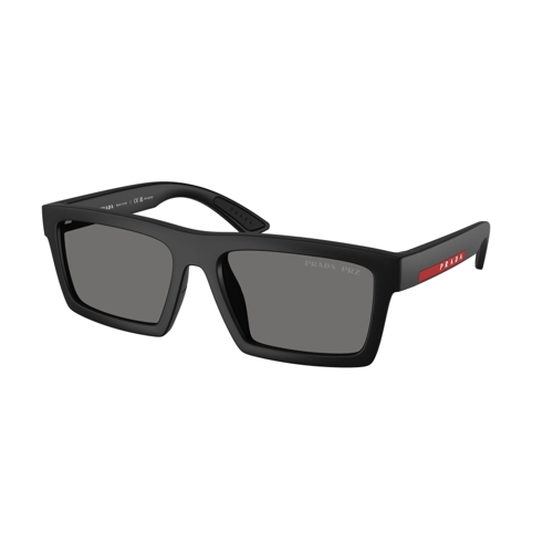 Prada Linea Rossa PS A07S Sunglasses - Matte Black, Dark Grey Polar