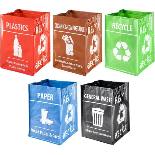 Reusable Recycling Bags - Multicolor
