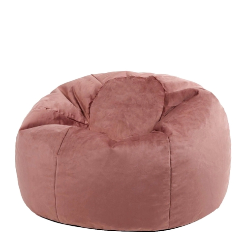 icon Kingston Classic Velvet Bean Bag Chair - Pink