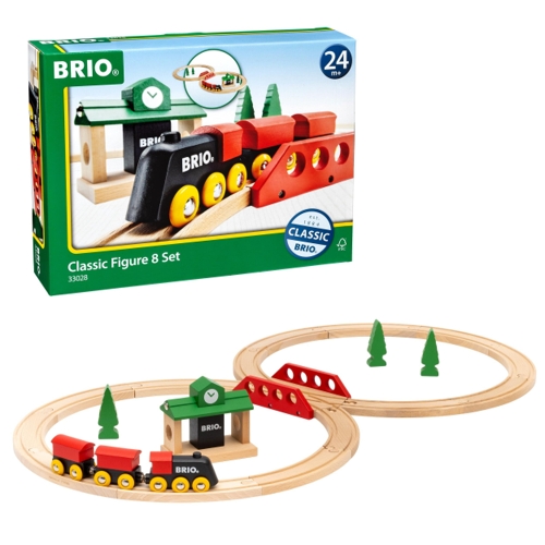 BRIO Wooden Train Set - Classic Figure of 8