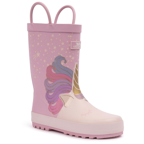 Trespass Kids Welly Boots Character - Pink - UK 5