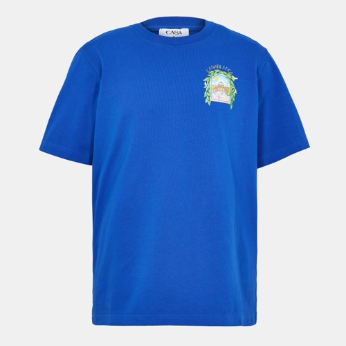 Casablanca L'Arche Tennis Club T-Shirt - Blue - S