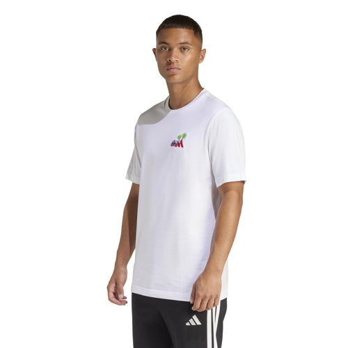 adidas MINI Embroidery Surfing Graphic T-Shirt - White - XXXL