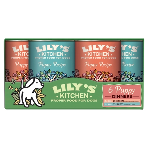 Lily's Kitchen Wet Puppy Food Multipack - 6 X 400g Tins