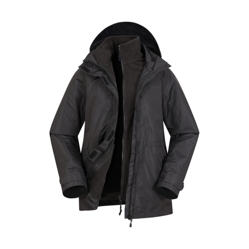 Mountain Warehouse Fell 3 In 1 Jacket - Black - S