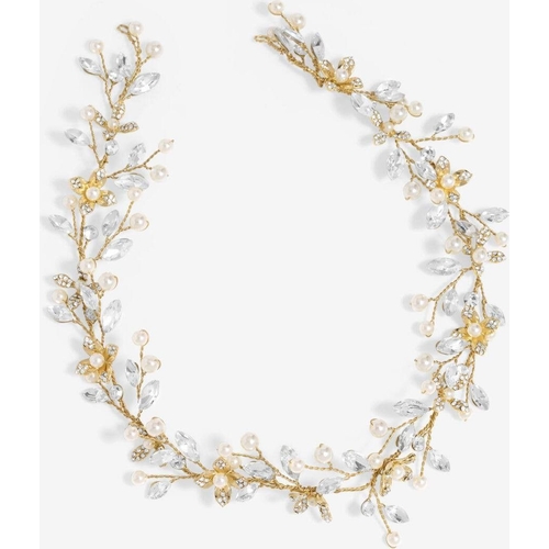 Hair Vine - Floral - Gold