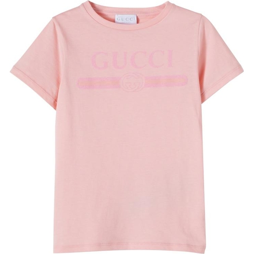 Gucci Kids Logo T-shirt - Pink - 7