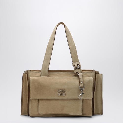 Miu Miu Utilitaire Satchel - Beige