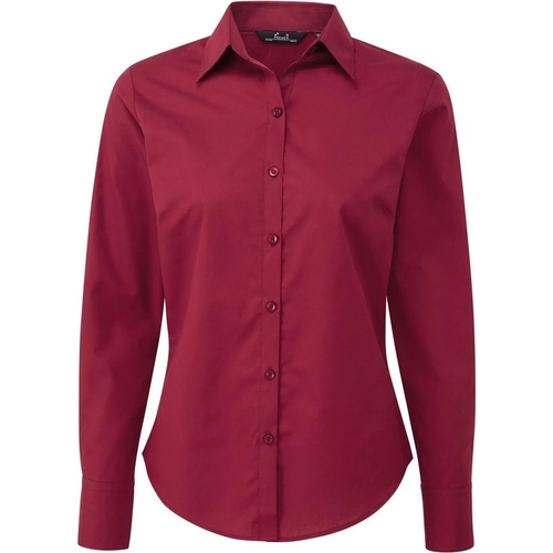 Premier Long-Sleeved Shirt - Red - 18