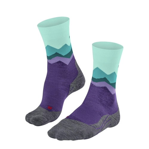 FALKE TK2 Explore Crest Trekking Socks - Purple