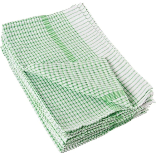 Vogue Wonderdry Tea Towels - Green - 10 Pack