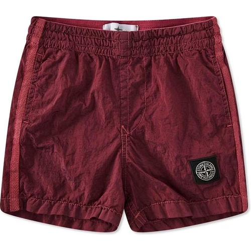 STONE ISLAND Swim Shorts - Red - 9-10