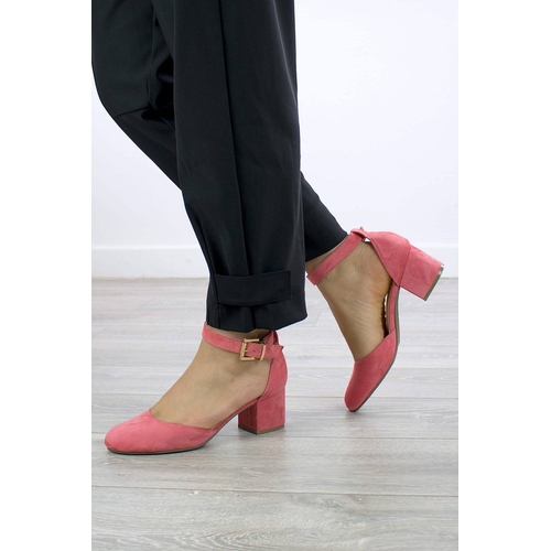 Ajvani Heeled Sandals - Coral