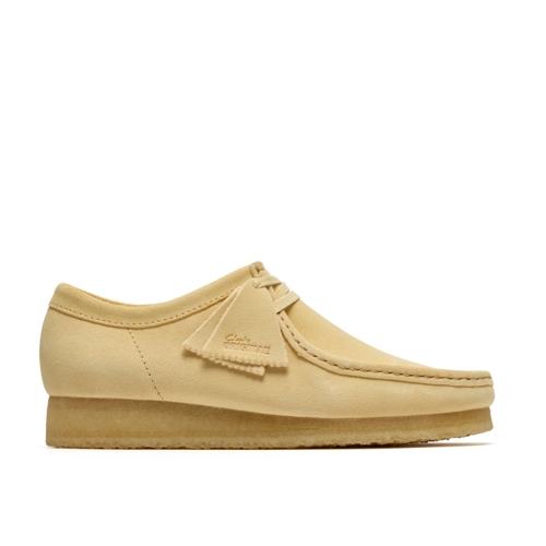 Clarks Wallabee Low Shoes - Yellow - UK 10