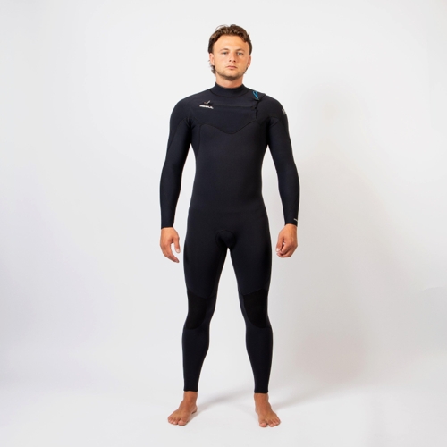 Gul FLEXOR 32 YULEX CHEST ZIP GBS STEAMER - Black