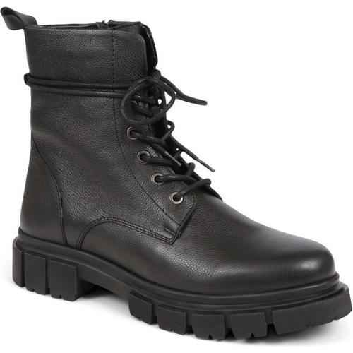 Minna Lace-up Boots - Jones Bootmaker - Black - Boots