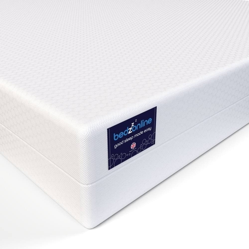 Memory Foam Mattress - White - Single