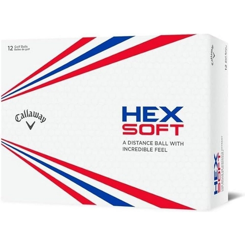 Callaway Golf Hex Soft Golf Balls - White - One Dozen