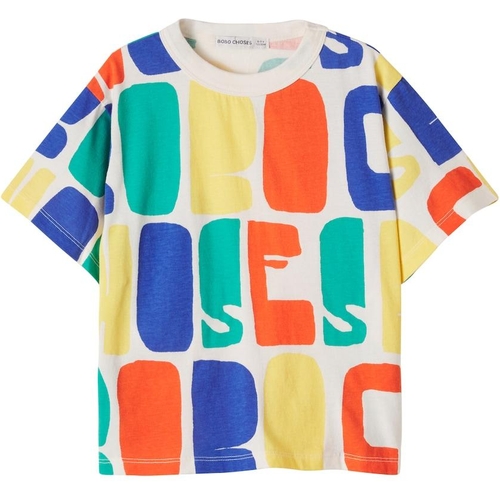Bobo Choses Logo T-shirt - Multicolor - Kids - 4