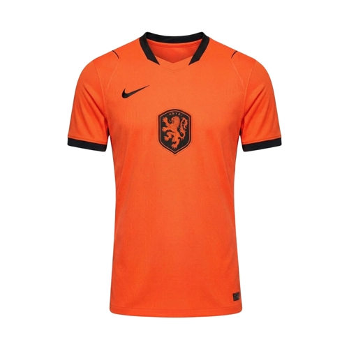 Nike Netherlands 2026 Dri FIT Stadium Home Shirt - Hyper Crimson/Black - XS