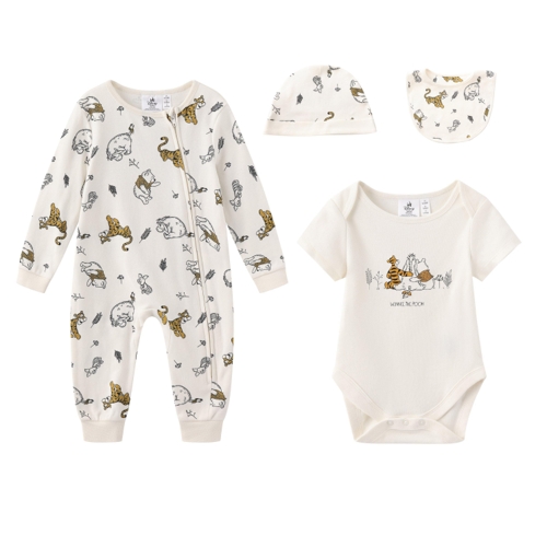 Character 4 Piece Romper And Accessories Set - Tigger