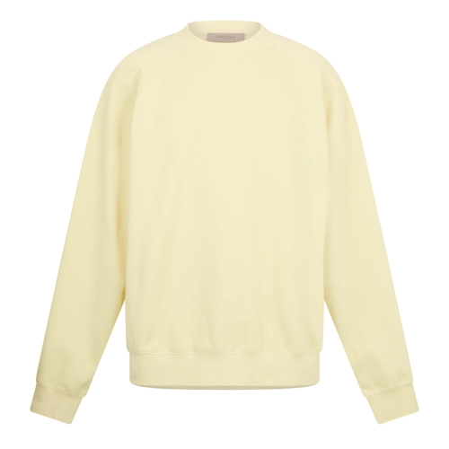 Fear of God Essentials Crew Sweatshirt - Yellow - Polka Dot - M