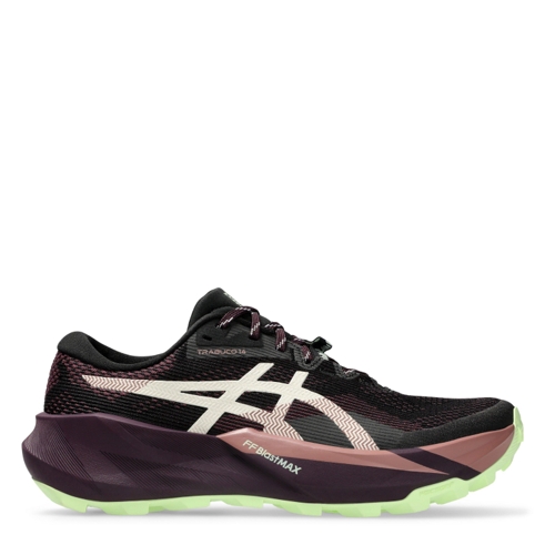 Asics Trabuco 14 Hiking Shoes - Black - Purple - Size 8