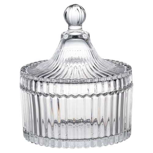Urbn-Living Alpina Glass Candy Jar With Lid