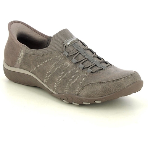 Skechers Breath Slip Ins DKTP - Brown - Size 5.5