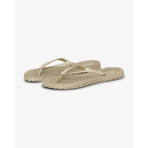 Ilseenciaga Cheerful Glitter Flip Flops - Silver - UK 8