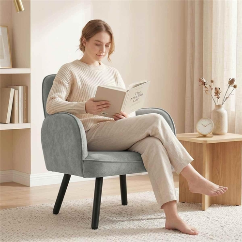 HOMCOM Lounge Chair - Grey