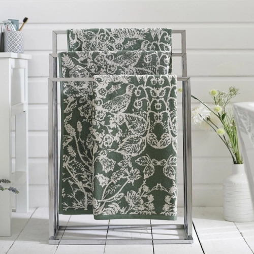 Deyongs Secret Garden Towels - Sage Green