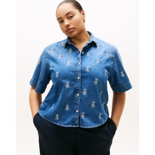 Tommy Hilfiger Relax Shirt - Blue - Regular - XL
