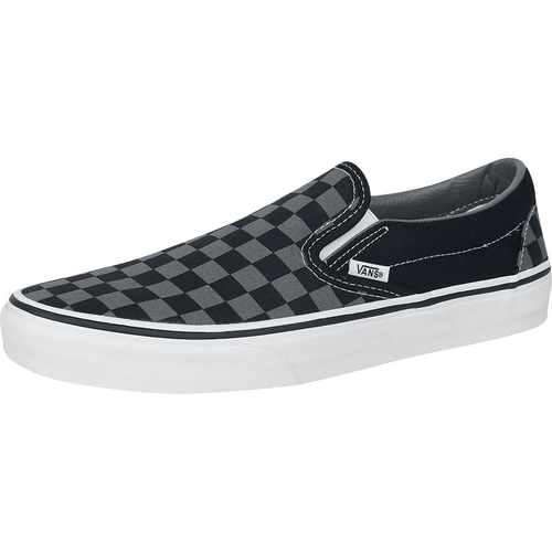 Vans Classic Slip-On Trainers - Checkered - Black - Size: 10
