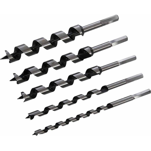Silverline 5pc Auger Drill Bit Set - 10-25mm
